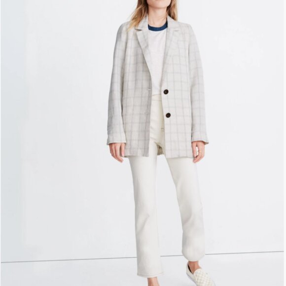 Madewell Dorset Blazer in Windowpane - Picture 1 of 3